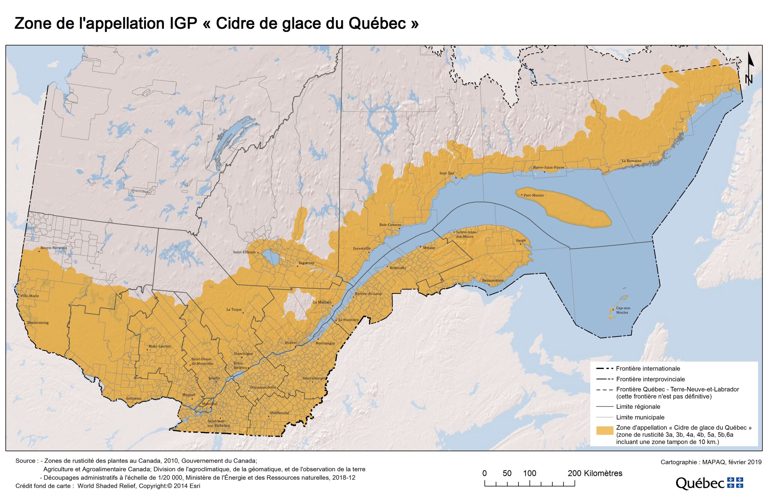 Le Québec s'apprête à protégerle cidre de glace contre les