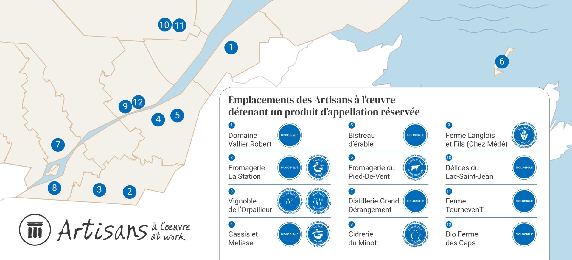 cartes des emplacements des membres haute res